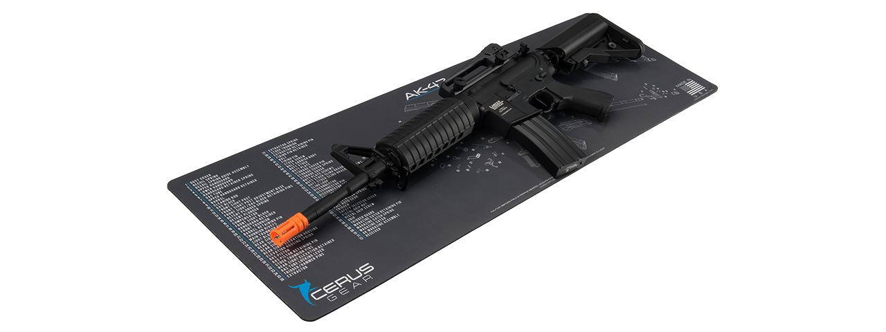 CERUS GEAR SCHEMATICS FOR AK47 RIFLE PROMAT GUN MAT (GRAY)