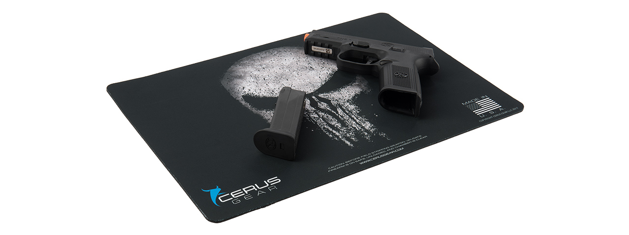 CERUS GEAR REAPER SKULL PROMAT PISTOL MAT (BLACK)