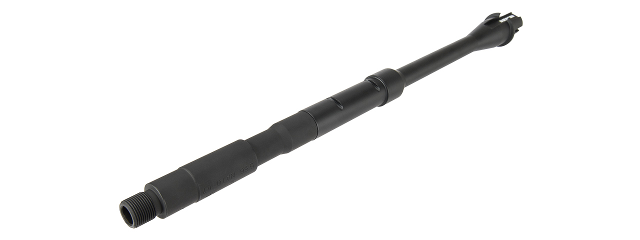 M038 Full Metal 9.5" Inch M4/M16 AEG Outer Barrel (BLACK) - Click Image to Close