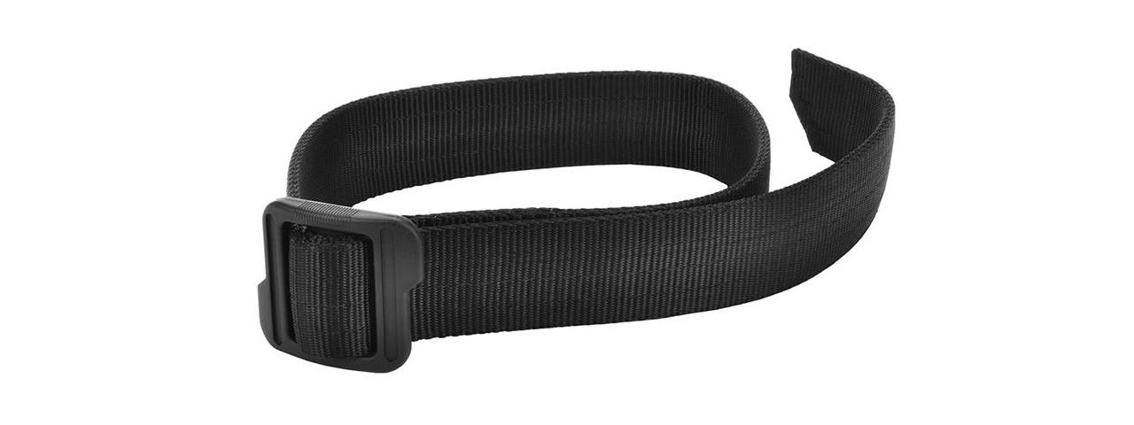 Cytac Nylon Tactical Belt w/ Polymer Slide Adjuster [X-LARGE] (BLACK) - Click Image to Close