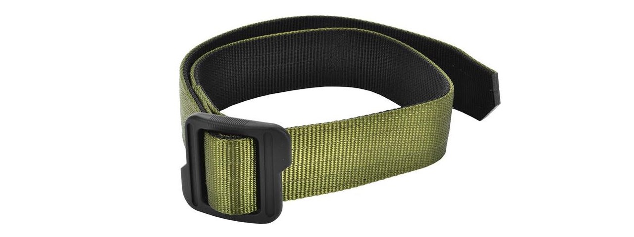 Cytac Nylon Tactical Belt w/ Polymer Slide Adjuster [MEDIUM] (OD GREEN) - Click Image to Close