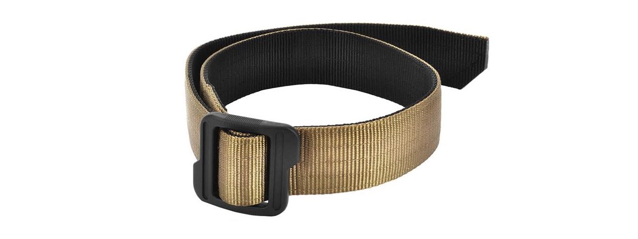 Cytac Nylon Tactical Belt w/ Polymer Slide Adjuster [LARGE] (TAN)