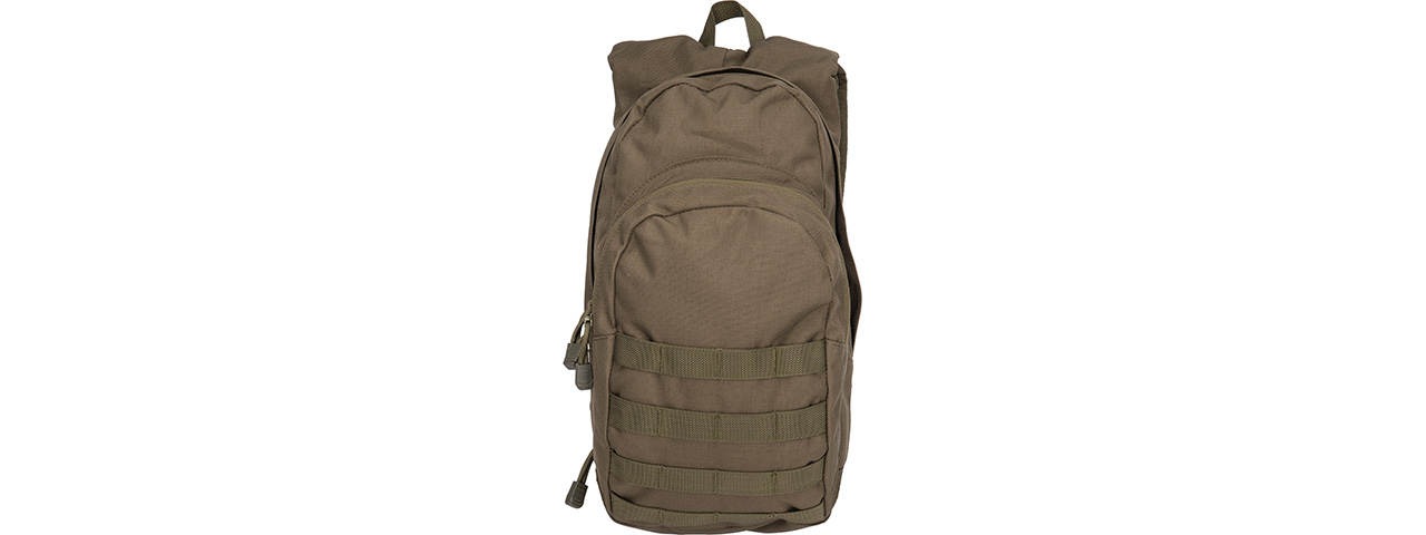 Alpha-7 MOLLE Hydration Pack w/ Bladder (OD GREEN) - Click Image to Close