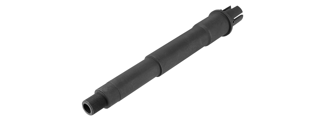 E&L STEEL CNC 7.5" INCH BULL OUTER BARREL FOR M4 AEGS (BLACK) - Click Image to Close