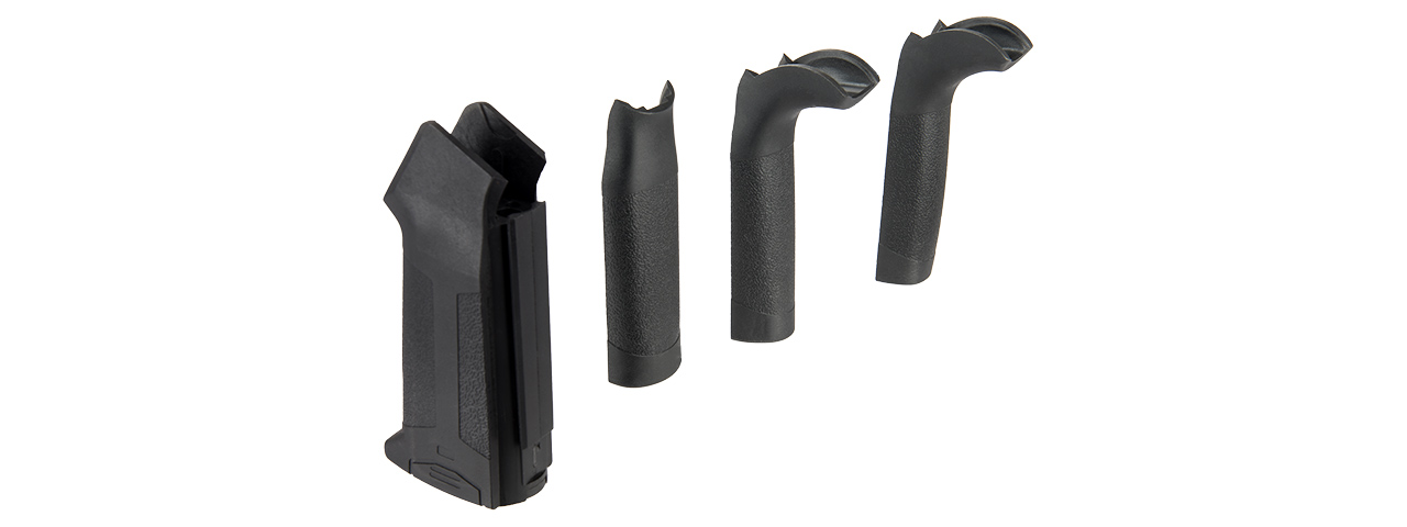 E&L MULTICOMBINATION MOTOR GRIP FOR M4 / M16 (BLACK) - Click Image to Close