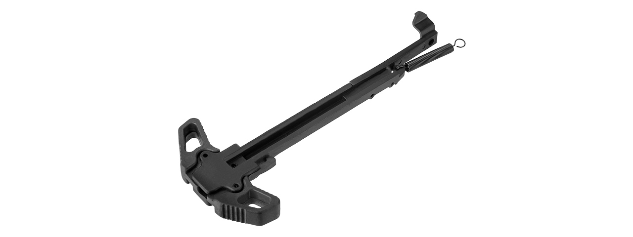 E&L AIRSOFT HARD COAT ANODIZED DIE CAST AMBI CHARGING HANDLE (BLACK) - Click Image to Close