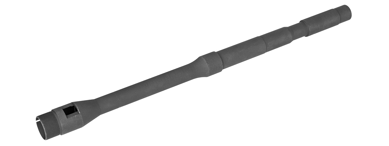 E&L STEEL CNC 14.5" INCH OUTER BARREL FOR M4 GBBRS (BLACK) - Click Image to Close