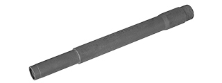 E&L STEEL CNC 10.3" INCH BULL OUTER BARREL FOR M4 GBBRS ( BLACK)