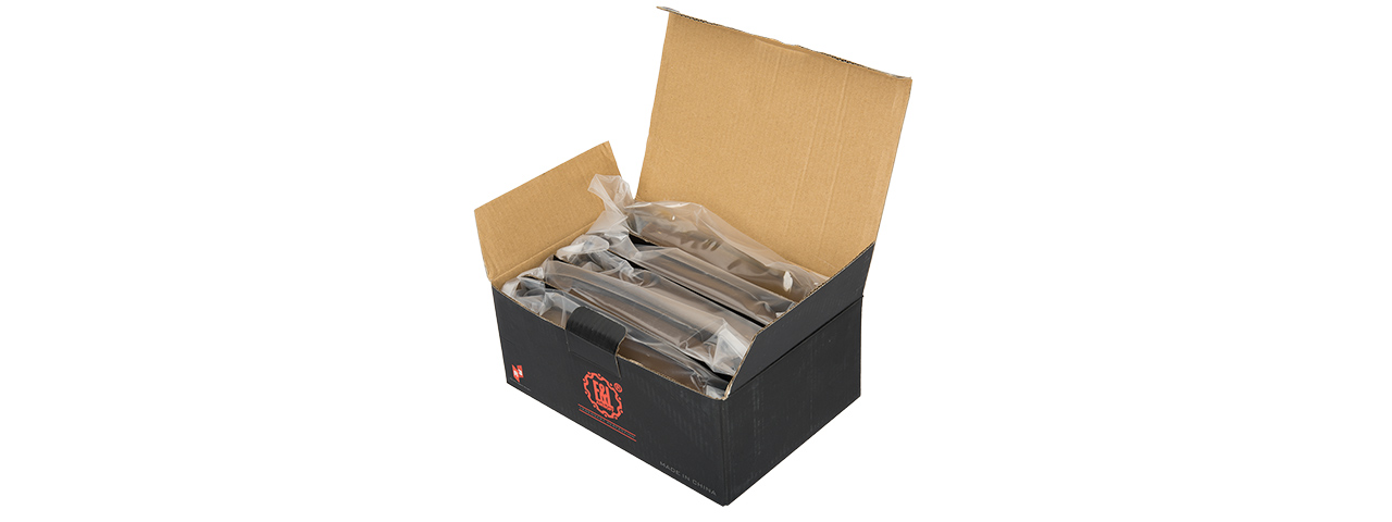 E&L 5X 74N MID-CAP 120RDS AEG MAGAZINE BOX SET ( BROWN) - Click Image to Close