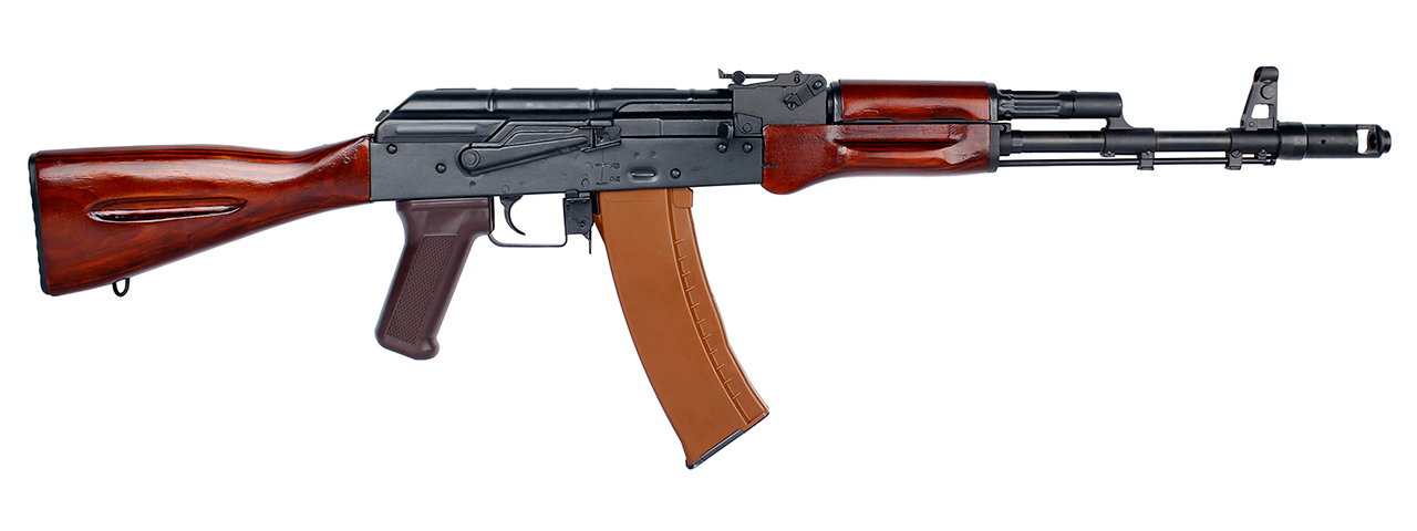 E&L AK74N REAL WOOD AIRSOFT AEG - PLATINUM (BLACK) - Click Image to Close