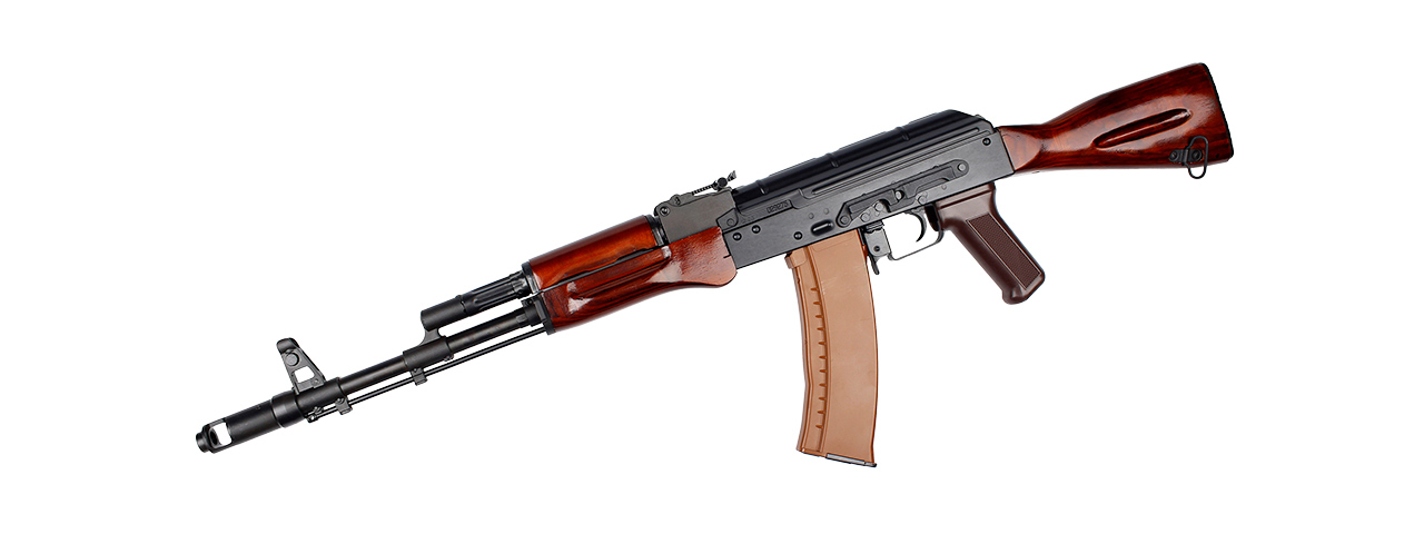 E&L AK74N REAL WOOD AIRSOFT AEG - PLATINUM (BLACK)