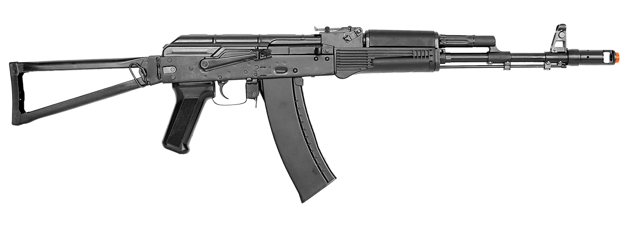 E&L AKS74MN GEN. 2 AIRSOFT AEG - PLATINUM (BLACK) - Click Image to Close