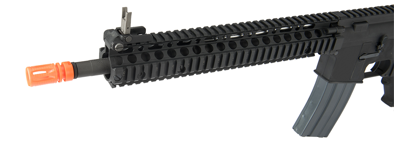 E&L AIRSOFT AR SOPMOD II AEG - PLATINUM (BLACK) - Click Image to Close