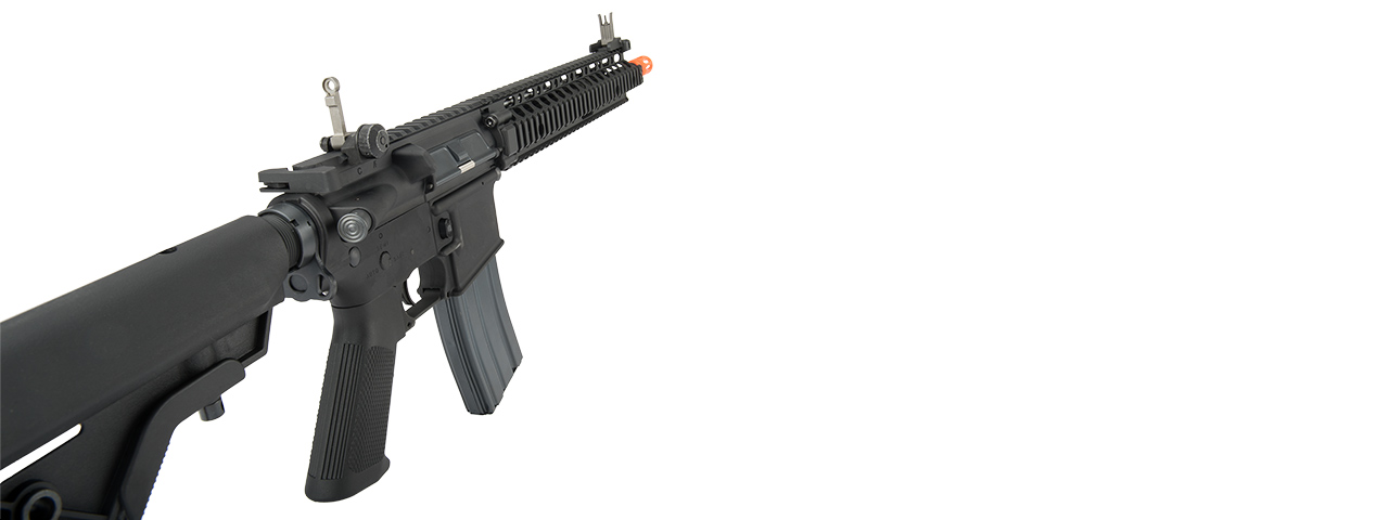 E&L AIRSOFT AR SOPMOD II AEG - PLATINUM (BLACK) - Click Image to Close