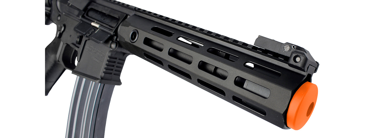 E&L AR MUR CUSTOM CARBINE AEG RIFLE - ELITE (BLACK) - Click Image to Close