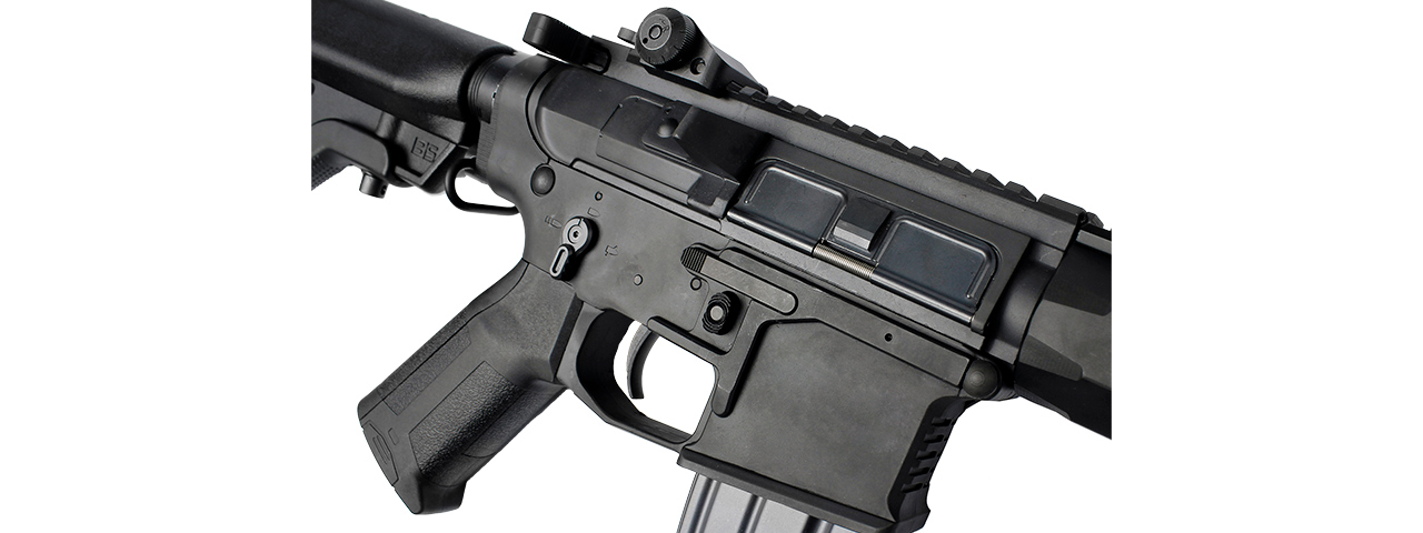 E&L AR MUR Custom Carbine AEG Rifle (BLACK) - Click Image to Close