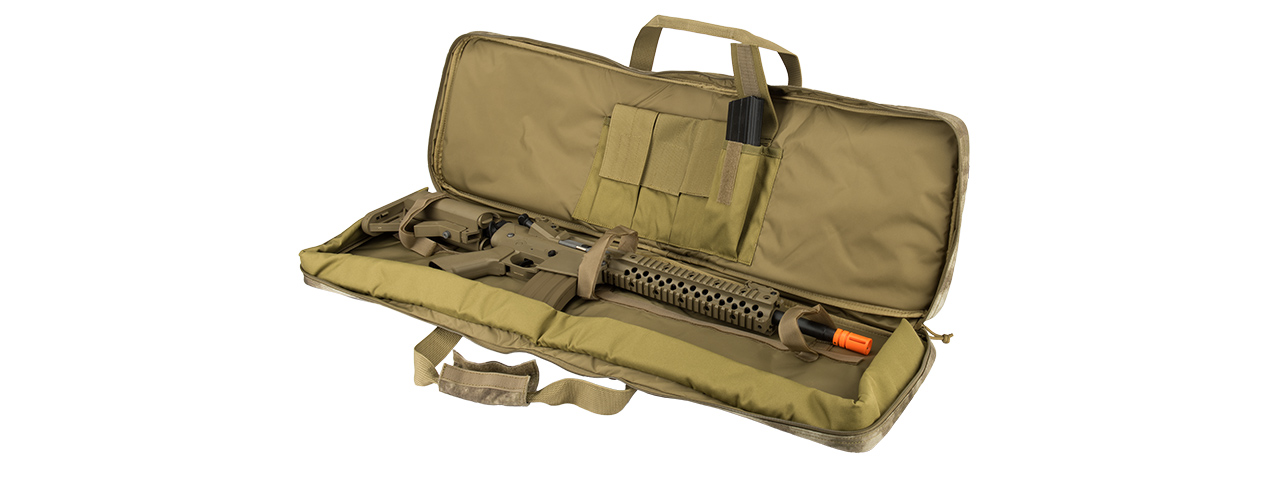 Flyye Industries 1000D Cordura 35-Inch Rifle Bag w/ Carry Strap (A-TACS) - Click Image to Close