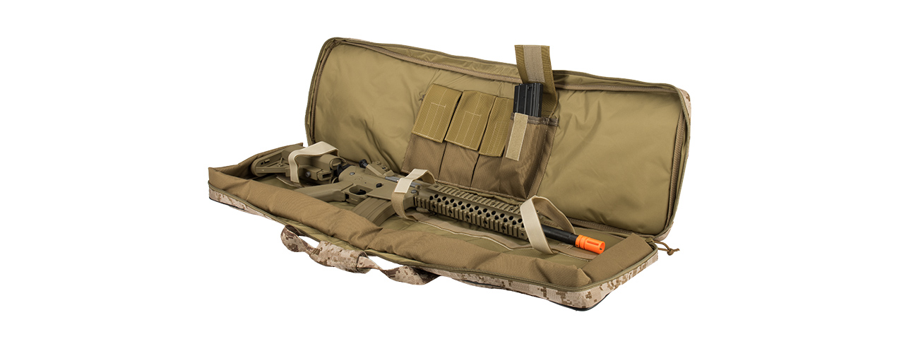 Flyye Industries 1000D Cordura 35-Inch Rifle Bag w/ Carry Strap (AOR1) - Click Image to Close