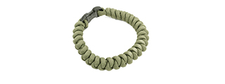 FLYYE INDUSTRIES MIL-SPEC PARACORD SNAKE WEAVE BRACELET - OD