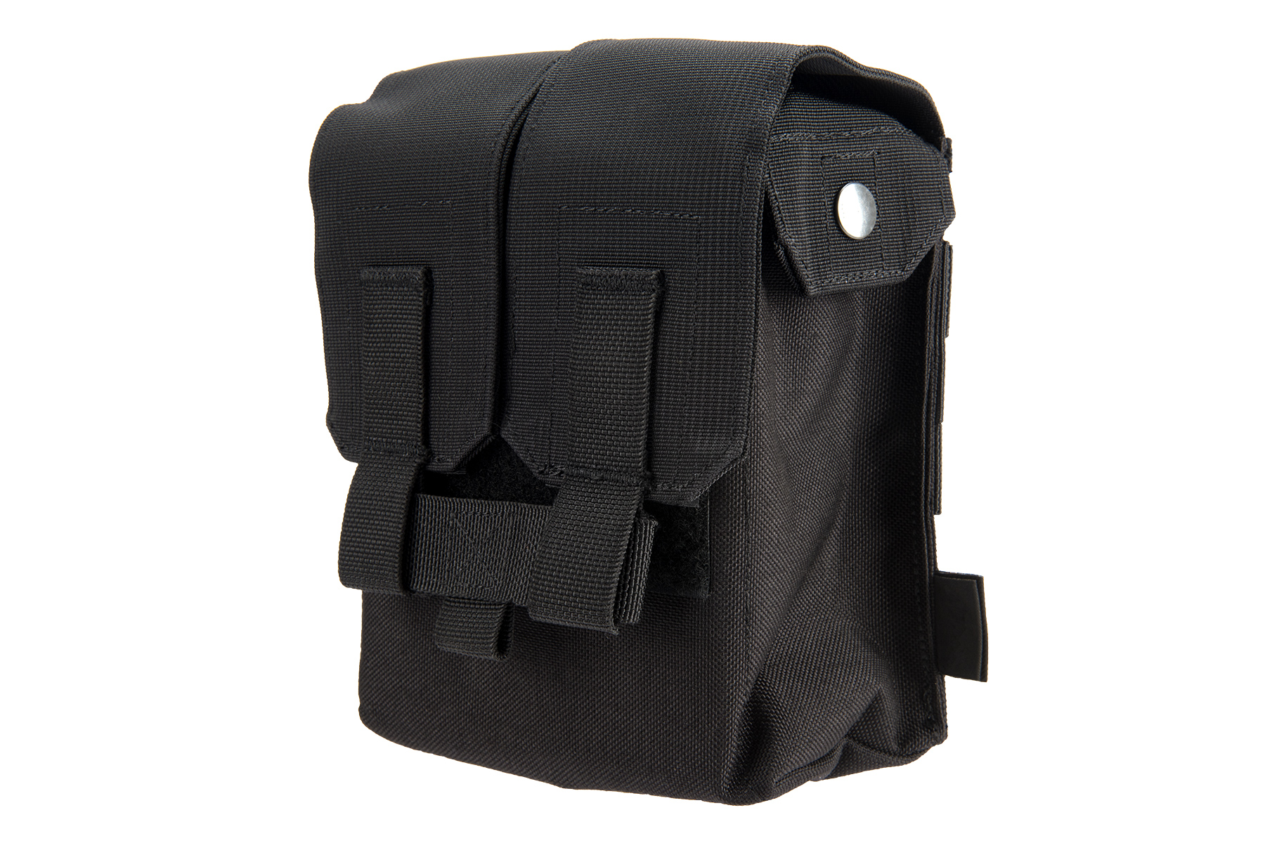 FLYYE INDUSTRIES MOLLE M249 200RD DRUM MAGAZINE POUCH - BLACK - Click Image to Close