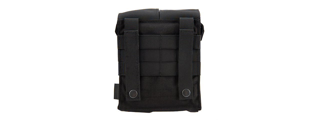 FLYYE INDUSTRIES MOLLE M249 200RD DRUM MAGAZINE POUCH - BLACK