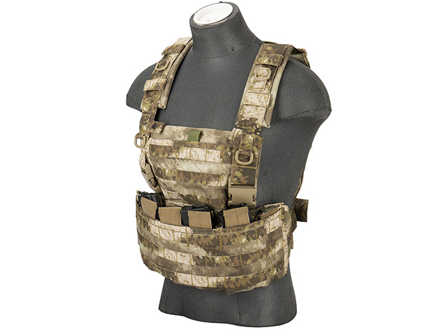 Flyye Industries 1000D Cordura WSH MOLLE Chest Rig (AUDE) - Click Image to Close