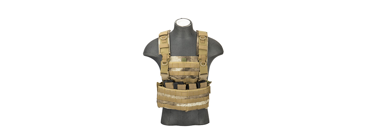 Flyye Industries 1000D Cordura WSH MOLLE Chest Rig (A-TACS) - Click Image to Close