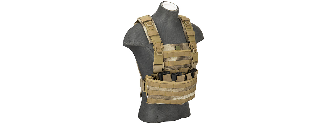 Flyye Industries 1000D Cordura WSH MOLLE Chest Rig (A-TACS) - Click Image to Close