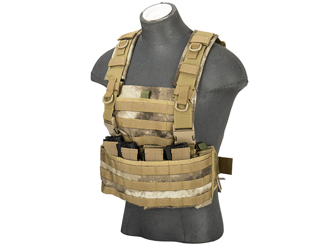 Flyye Industries 1000D Cordura WSH MOLLE Chest Rig (A-TACS) - Click Image to Close