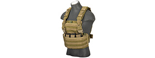 Flyye Industries 1000D Cordura WSH MOLLE Chest Rig (KHAKI)