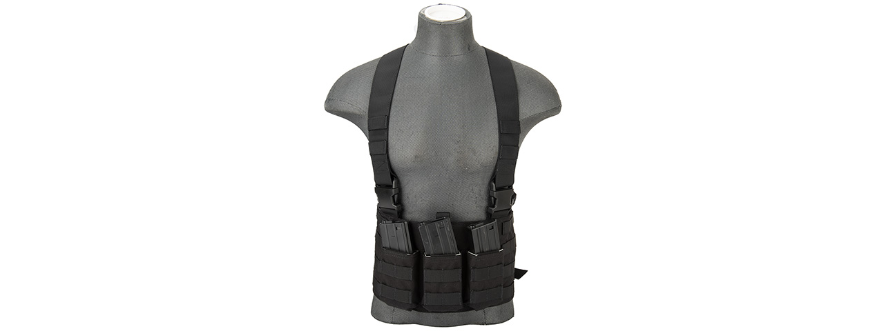 Flyye Industries 1000D Law Enforcement Chest Rig (BLACK) - Click Image to Close