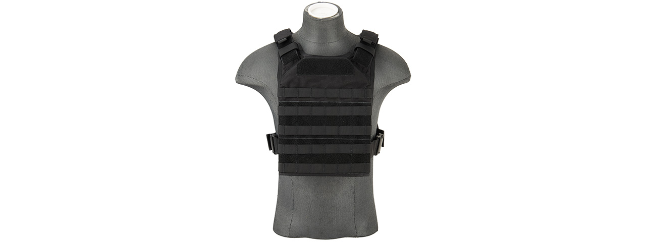 Flyye Industries 1000D Cordura MOLLE PC Tactical Vest (MED) (BLACK) - Click Image to Close