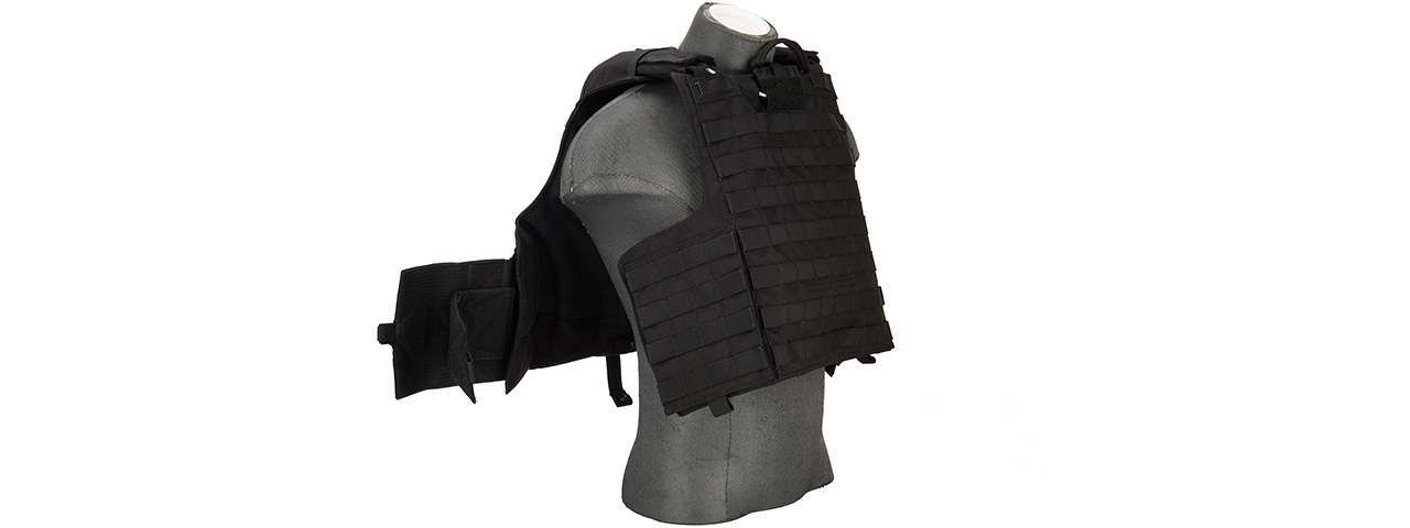 Flyye Industries 1000D Maritime Force Recon Vest (LRG) BLACK - Click Image to Close