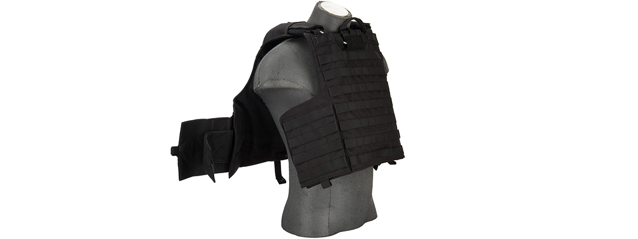 Flyye Industries 1000D Maritime Force Recon Vest (MED) BLACK - Click Image to Close