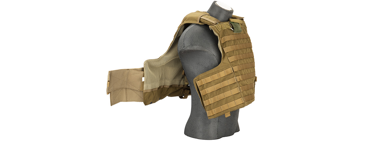 Flyye Industries 1000D Maritime Force Recon Vest (LRG) COYOTE BROWN