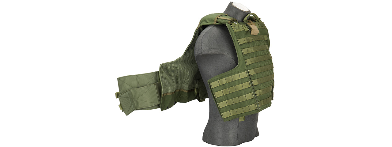 Flyye Industries 1000D Maritime Force Recon Vest (LRG) OD GREEN