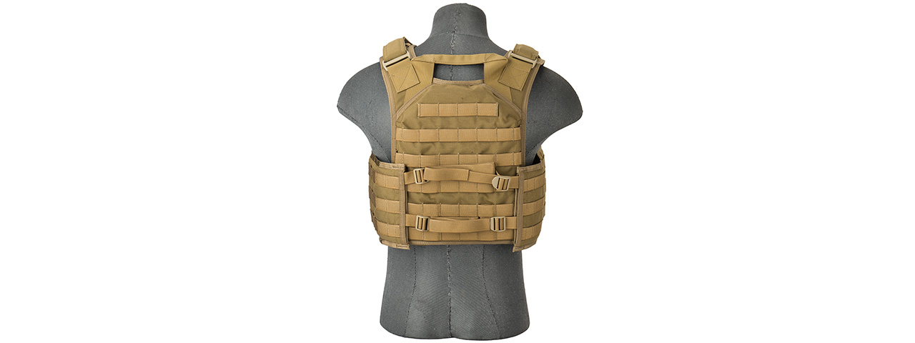 Flyye Industries MOLLE FAPC Tactical Vest w/ MOLLE Cummerbund (COYOTE BROWN) - Click Image to Close