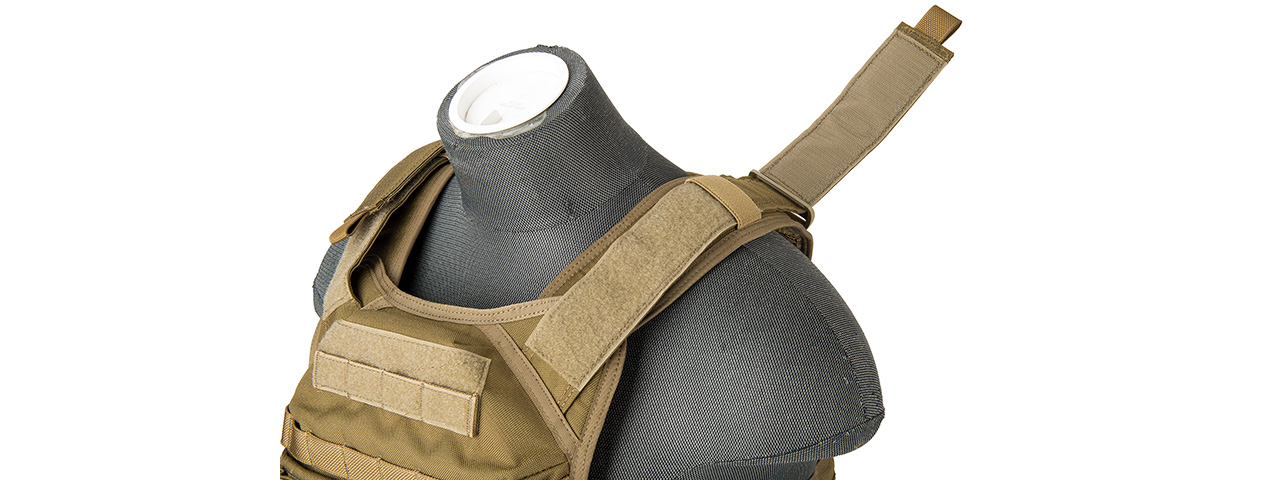 Flyye Industries MOLLE FAPC Tactical Vest w/ MOLLE Cummerbund (COYOTE BROWN) - Click Image to Close