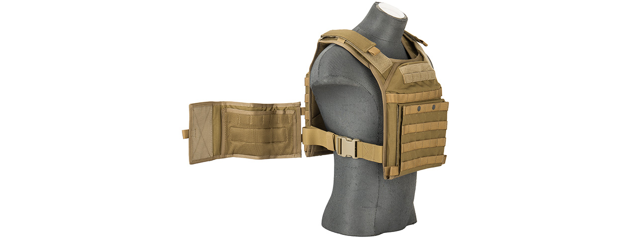 Flyye Industries MOLLE FAPC Tactical Vest w/ MOLLE Cummerbund (COYOTE BROWN) - Click Image to Close