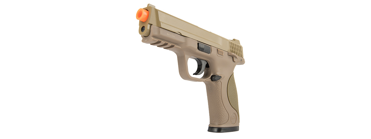 UK ARMS G53T 1:1 Replica Airsoft Spring Pistol (TAN) - Click Image to Close