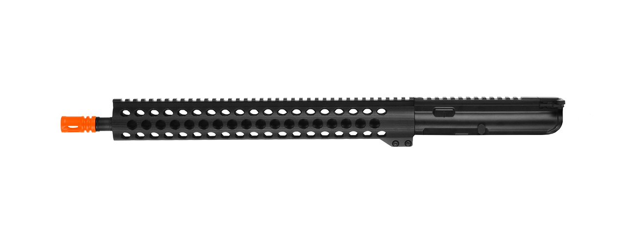 GOLDEN EAGLE 15" BATTLE FULL METAL UPPER RECEIVER (BLACK) - Click Image to Close