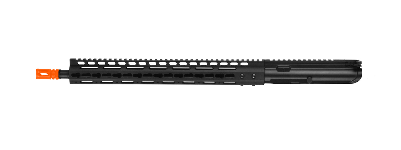 GOLDEN EAGLE 15" KEYMOD FULL METAL UPPER RECEIVER (BLACK) - Click Image to Close