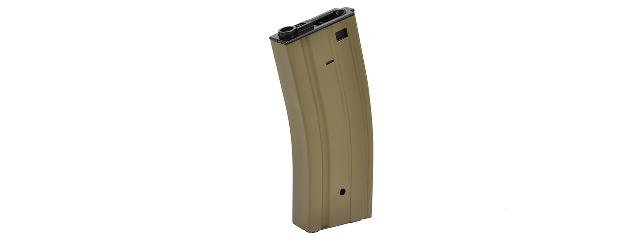 GOLDEN EAGLE M4 AEG 300RD HIGH CAPACITY MAGAZINE (TAN) - Click Image to Close