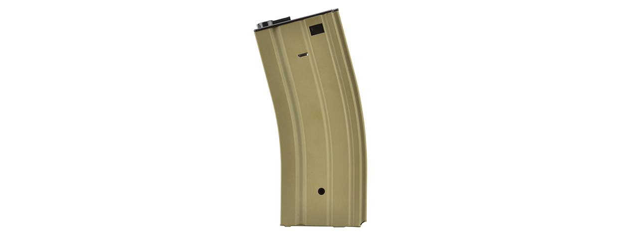 GOLDEN EAGLE M4 AEG 300RD HIGH CAPACITY MAGAZINE (TAN) - Click Image to Close