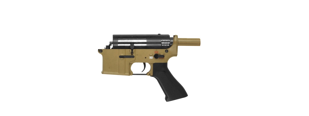 GOLDEN EAGLE M27 POLYMER LOWER RECEIVER - TAN/BLACK