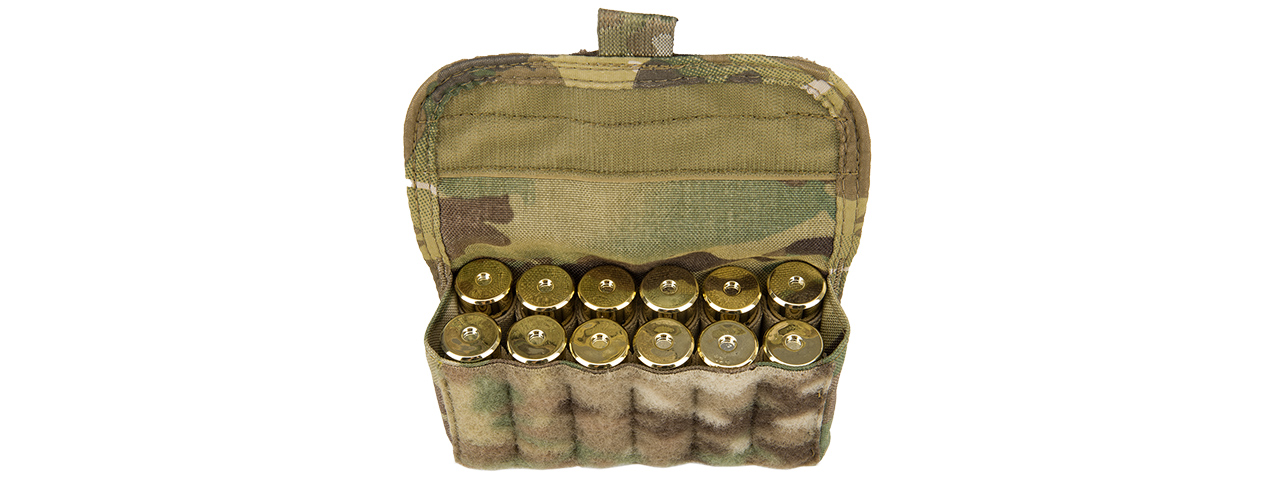 High Speed Gear Inc. Shotgun Shell Pouch w/ Belt Attachment (MULTICAM) - Click Image to Close