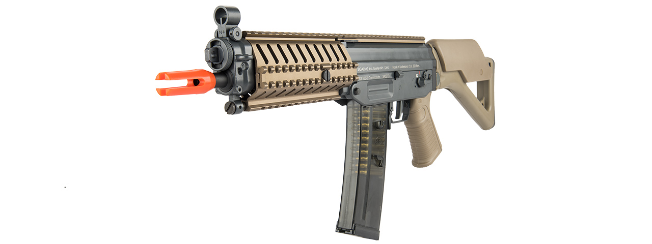 ICS AIRSOFT SIG SG 552 MRS FULL METAL AEG W/ TOP RAIL- DARK EARTH