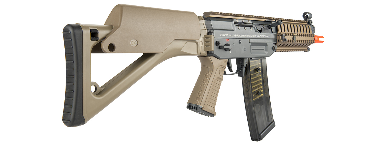 ICS AIRSOFT SIG SG 552 MRS FULL METAL AEG W/ TOP RAIL- DARK EARTH - Click Image to Close