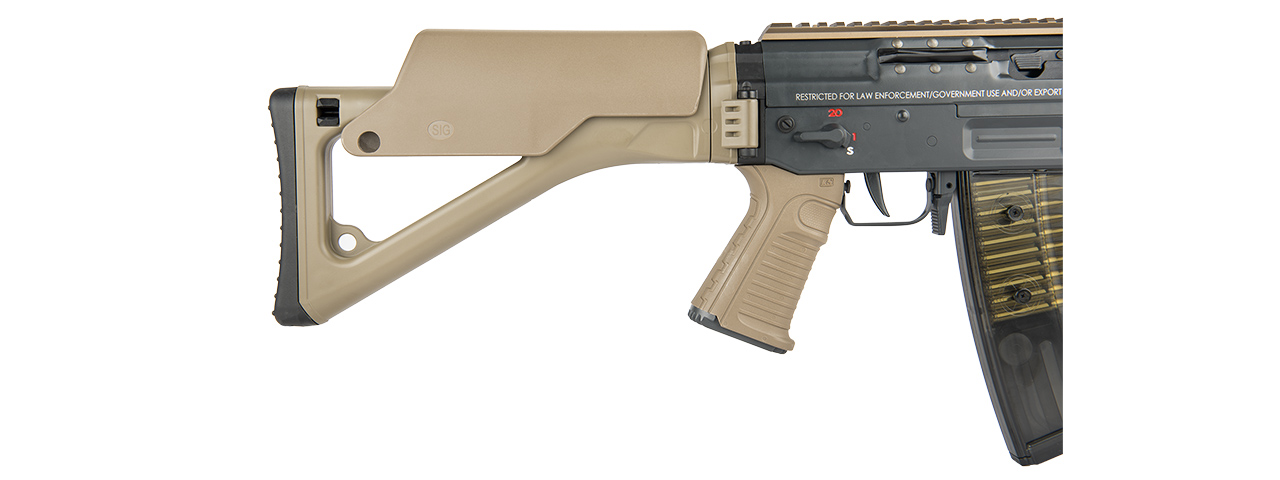 ICS AIRSOFT SIG SG 552 MRS FULL METAL AEG W/ TOP RAIL- DARK EARTH - Click Image to Close