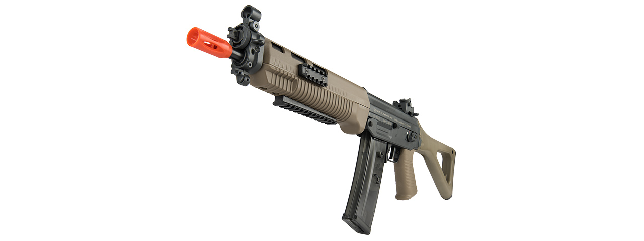 ICS AIRSOFT SIG 551 SWAT AEG RIS FOLDING STOCK - DARK EARTH